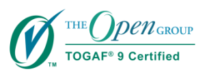 The Open Group Certification Mark logo is a trademark and TOGAF® is a registered trademark of The Open Group
